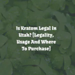 Is Kratom Legal in Utah? [Legality, Usage And Where To Purchase]